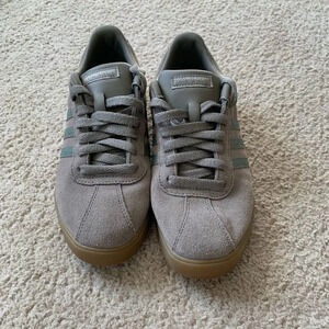 Adidas Old School Ortholite Cloud Suede Sneakers Brown Gray Gum Sole Size 8